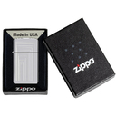Зажигалка ZIPPO узкая с лазерным узором с покрытием глянцевый хром | Slim® Laser Pattern High Polish Chrome, латунь/сталь, серебристая, 29x10x60 мм для нанесения логотипа
