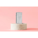 Зажигалка ZIPPO узкая с лазерным узором с покрытием глянцевый хром | Slim® Laser Pattern High Polish Chrome, латунь/сталь, серебристая, 29x10x60 мм для нанесения логотипа