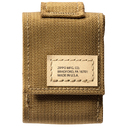Чехол ZIPPO для широкой зажигалки,нейлон,с нейлоновым фиксатором на ремень, песочный для нанесения логотипа
