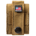 Чехол ZIPPO для широкой зажигалки,нейлон,с нейлоновым фиксатором на ремень, песочный для нанесения логотипа