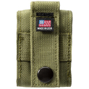 Чехол ZIPPO для широкой зажигалки,нейлон,с нейлоновым фиксатором на ремень, зеленый для нанесения логотипа