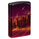 Зажигалка ZIPPO Кибергород с матовым покрытием на 540 | Cyber City 540 Matte, латунь/сталь, оранжевая 38x13x57 мм для нанесения логотипа