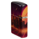 Зажигалка ZIPPO Кибергород с матовым покрытием на 540 | Cyber City 540 Matte, латунь/сталь, оранжевая 38x13x57 мм для нанесения логотипа