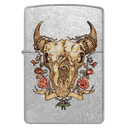 Зажигалка ZIPPO Рик Ритвельд с покрытием поцарапанный хром | Rick Rietveld Street Chrome, латунь/сталь, серебристая, 38x13x57 мм для нанесения логотипа
