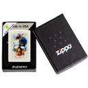 Зажигалка ZIPPO Череп с покрытием, светящимся в темноте зеленым | Skull Design Glow In The Dark Green, латунь/сталь, белая, 38x13x57 мм для нанесения логотипа