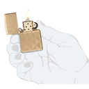 Зажигалка ZIPPO Armor® с покрытием Глянцевая латунь | High Polish Brass, латунь/сталь, золотистая, 38x13x57 мм для нанесения логотипа