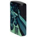Зажигалка ZIPPO Русалка с матовым покрытием на 540 | Mermaid Design 540 Matte, латунь/сталь, черная, матовая, 38x13x57 мм для нанесения логотипа