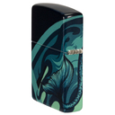 Зажигалка ZIPPO Русалка с матовым покрытием на 540 | Mermaid Design 540 Matte, латунь/сталь, черная, матовая, 38x13x57 мм для нанесения логотипа