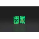 Зажигалка ZIPPO Череп с покрытием, светящимся в темноте зеленым | Skull Design Glow In The Dark Green,латунь/сталь,разноцветная38x13x57 мм для нанесения логотипа