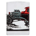 Зажигалка ZIPPO Старинный автомобиль с матовым покрытием на 540 | Hot Rod Design 540 Matte, латунь/сталь, белая, матовая, 38x13x57 мм для нанесения логотипа