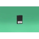 Зажигалка ZIPPO Номерной знак с черным матовым покрытием | License Plate Black Matte, латунь/сталь, черная, 38x13x57 мм для нанесения логотипа