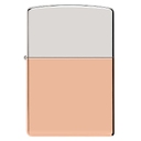 Зажигалка ZIPPO с двойным металлическим покрытием | Bimetal, медь/латунь/сталь, медная, 38x13x57 мм для нанесения логотипа