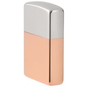 Зажигалка ZIPPO с двойным металлическим покрытием | Bimetal, медь/латунь/сталь, медная, 38x13x57 мм для нанесения логотипа