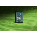Зажигалка ZIPPO Божья коровка с черным матовым покрытием | Ladybug Design Black Matte, латунь/сталь, черная, матовая, 38x13x57 мм для нанесения логотипа