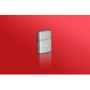 Зажигалка ZIPPO Любовь с покрытием сатинированный хром | Love Design Satin Chrome, латунь/сталь, серебристая, 38x13x57 мм для нанесения логотипа