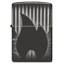 Зажигалка ZIPPO Пламя с черным глянцевым покрытием | Zippo Design High Polish Black, латунь/сталь, черная, глянцевая, 38x13x57 мм для нанесения логотипа
