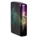 Зажигалка ZIPPO Красочное небо с покрытием Искусственно состаренный хром | Colorful Sky 540 Tumbled Chrome, латунь/сталь, разноцветная, 38x13x57 мм для нанесения логотипа