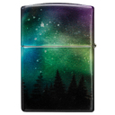 Зажигалка ZIPPO Красочное небо с покрытием Искусственно состаренный хром | Colorful Sky 540 Tumbled Chrome, латунь/сталь, разноцветная, 38x13x57 мм для нанесения логотипа