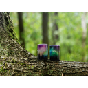 Зажигалка ZIPPO Красочное небо с покрытием Искусственно состаренный хром | Colorful Sky 540 Tumbled Chrome, латунь/сталь, разноцветная, 38x13x57 мм для нанесения логотипа