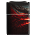 Зажигалка ZIPPO Дракон с матовым покрытием на 540 | Dragon Design 540 Matte, латунь/сталь, черная, 38x13x57 мм для нанесения логотипа