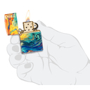 Зажигалка ZIPPO Цветная с покрытием Искусственно состаренная латунь на 540 | Colorful Design 540 Tumbled Brass, латунь/сталь, разноцветная, 38x13x57мм для нанесения логотипа