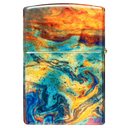 Зажигалка ZIPPO Цветная с покрытием Искусственно состаренная латунь на 540 | Colorful Design 540 Tumbled Brass, латунь/сталь, разноцветная, 38x13x57мм для нанесения логотипа