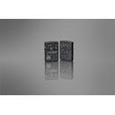 Зажигалка ZIPPO Традиционный дизайн с черным матовым покрытием | Zippo Design Black Matte, латунь/сталь, черная, матовая, 38x13x57 мм для нанесения логотипа