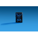 Зажигалка ZIPPO Игровая приставка с черным матовым покрытием | Gaming Black Matte, латунь/сталь, черная, матовая, 38x13x57 мм для нанесения логотипа