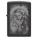 Зажигалка ZIPPO Клоун с черным глянцевым покрытием | Clown High Polish Black, латунь/сталь, черная, глянцевая, 38x13x57 мм для нанесения логотипа