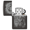 Зажигалка ZIPPO Клоун с черным глянцевым покрытием | Clown High Polish Black, латунь/сталь, черная, глянцевая, 38x13x57 мм для нанесения логотипа