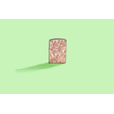 Зажигалка ZIPPO Armor® Сердца с покрытием розовое золото | Hearts Rose Gold, латунь/сталь, розовое золото, 38x13x57 мм для нанесения логотипа