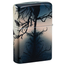 Зажигалка ZIPPO Дом с привидениями с матовым покрытием на 540 | Horror House 540 Matte, латунь/сталь, белая, 38x13x57 мм для нанесения логотипа