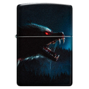 Зажигалка ZIPPO Оборотень с матовым покрытием на 540 | Horror Wolf 540 Matte, латунь/сталь, черная, 38x13x57 мм для нанесения логотипа