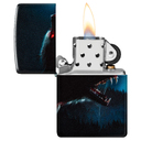 Зажигалка ZIPPO Оборотень с матовым покрытием на 540 | Horror Wolf 540 Matte, латунь/сталь, черная, 38x13x57 мм для нанесения логотипа