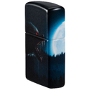 Зажигалка ZIPPO Оборотень с матовым покрытием на 540 | Horror Wolf 540 Matte, латунь/сталь, черная, 38x13x57 мм для нанесения логотипа