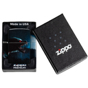 Зажигалка ZIPPO Оборотень с матовым покрытием на 540 | Horror Wolf 540 Matte, латунь/сталь, черная, 38x13x57 мм для нанесения логотипа