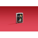 Зажигалка ZIPPO Красотка с покрытием сатинированный хром | Cool Chick Satin Chrome, латунь/сталь, серебристая, 38x13x57 мм для нанесения логотипа