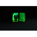 Зажигалка ZIPPO Дракон с покрытием, светящимся в темноте зеленым | Dragon Design Glow In The Dark Green, латунь/сталь, черная, 38x13x57 мм для нанесения логотипа