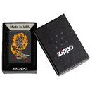 Зажигалка ZIPPO Рик Ритвельд с черным матовым покрытием | Rick Rietveld Black Matte, латунь/сталь, черная, матовая, 38x13x57 мм для нанесения логотипа