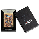 Зажигалка ZIPPO Гай Харви с покрытием поцарапанная латунь | Guy Harvey Street Brass, латунь/сталь, золотистая, 38x13x57 мм для нанесения логотипа
