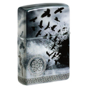 Зажигалка ZIPPO Мацци с матовым покрытием на 540 | Mazzi® 540 Matte, латунь/сталь, белая, 38x13x57 мм для нанесения логотипа