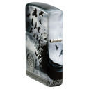 Зажигалка ZIPPO Мацци с матовым покрытием на 540 | Mazzi® 540 Matte, латунь/сталь, белая, 38x13x57 мм для нанесения логотипа