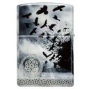 Зажигалка ZIPPO Мацци с матовым покрытием на 540 | Mazzi® 540 Matte, латунь/сталь, белая, 38x13x57 мм для нанесения логотипа