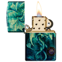 Зажигалка ZIPPO Анна Стоукс с покрытием Искусственно состаренная латунь на 540 | Anne Stokes 540 Tumbled Brass, латунь/сталь, разноцветная, 38x13x57мм для нанесения логотипа