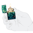 Зажигалка ZIPPO Анна Стоукс с покрытием Искусственно состаренная латунь на 540 | Anne Stokes 540 Tumbled Brass, латунь/сталь, разноцветная, 38x13x57мм для нанесения логотипа