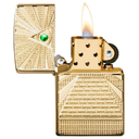 Зажигалка ZIPPO Armor™ Всевидящее око с покрытием Глянцевая латунь | Eye of Providence High Polish Brass, латунь/сталь, золотистая, 38x13x57 мм для нанесения логотипа