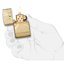 Зажигалка ZIPPO Armor™ Всевидящее око с покрытием Глянцевая латунь | Eye of Providence High Polish Brass, латунь/сталь, золотистая, 38x13x57 мм для нанесения логотипа
