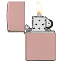 Зажигалка ZIPPO классическая с глянцевым покрытием розовое золото | Classic High Polish Rose Gold, латунь/сталь, розовое золото, глянцевая, 38x13x57мм для нанесения логотипа