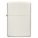 Зажигалка ZIPPO классическая с покрытием, светящимся в темноте зеленым | Classic Glow In The Dark, латунь/сталь, белая, матовая, 38x13x57 мм для нанесения логотипа