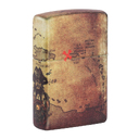 Зажигалка ZIPPO Пиратский корабль с матовым покрытием на 540° | Pirate Ship 540 Matte, латунь/сталь, разноцветная, матовая, 38x13x57 мм для нанесения логотипа